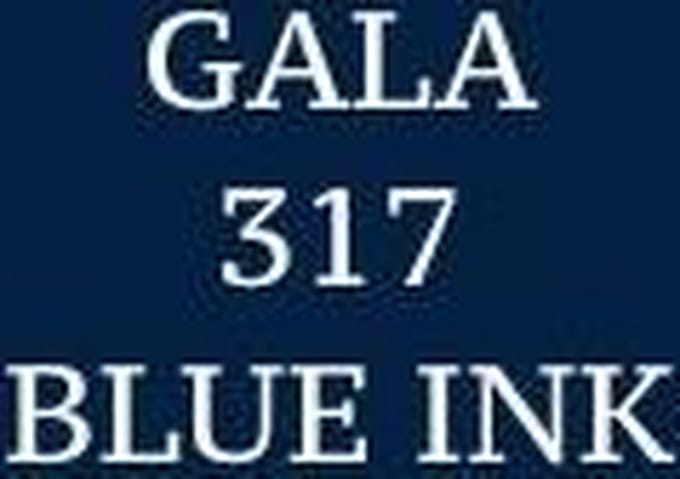 Gala Shoe Cream Blue Ink 317