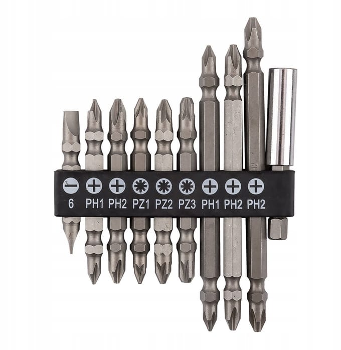 GRAPHITE Bitset 10 Delig met Magnetische Houder - SL6, PH1/2, PZ1/2/3