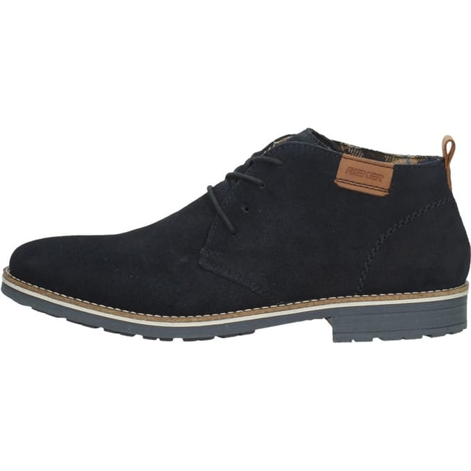 Rieker Veterboots blauw Synthetisch - Maat 40