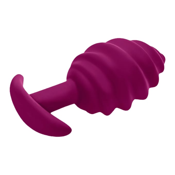 G-Vibe - G-plug Twist 2 - Geribbelde Buttplug - Paars