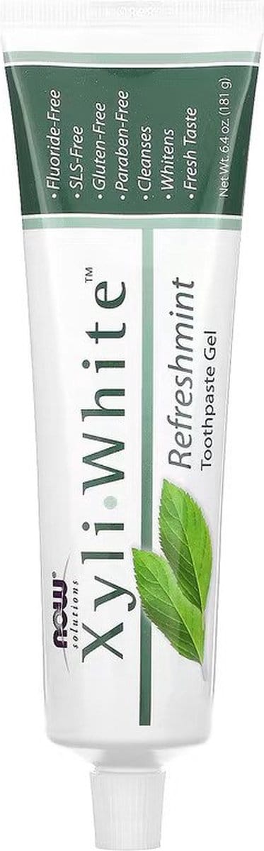 NOW Foods, Solutions, XyliWhite, Toothpaste (Gel Type), Refreshing Mint, 6.4 oz (181 g)