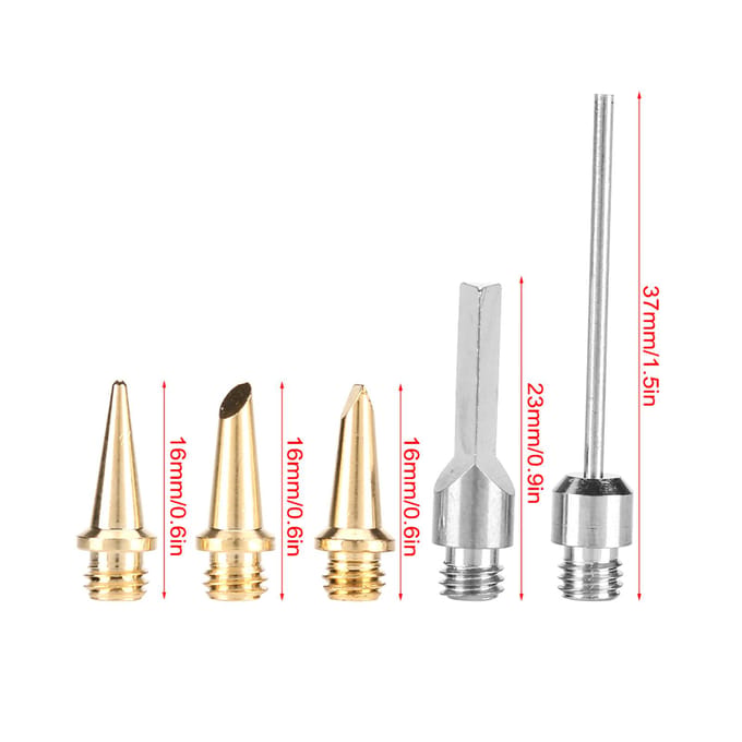 5 stuks set Gas Soldeerbout Kit Elektrische Schuimsnijder Soldeertips Lasgereedschap Accessoires