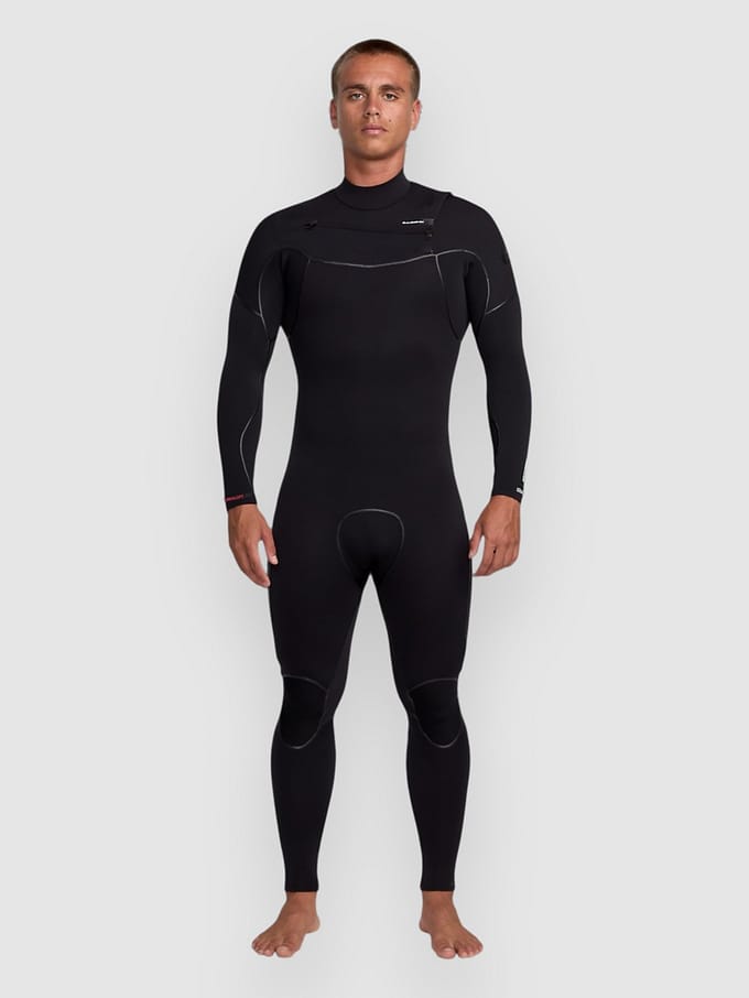 Eendelige combinatie Quiksilver Marathon Sessions 4/3 mm Less-Zip