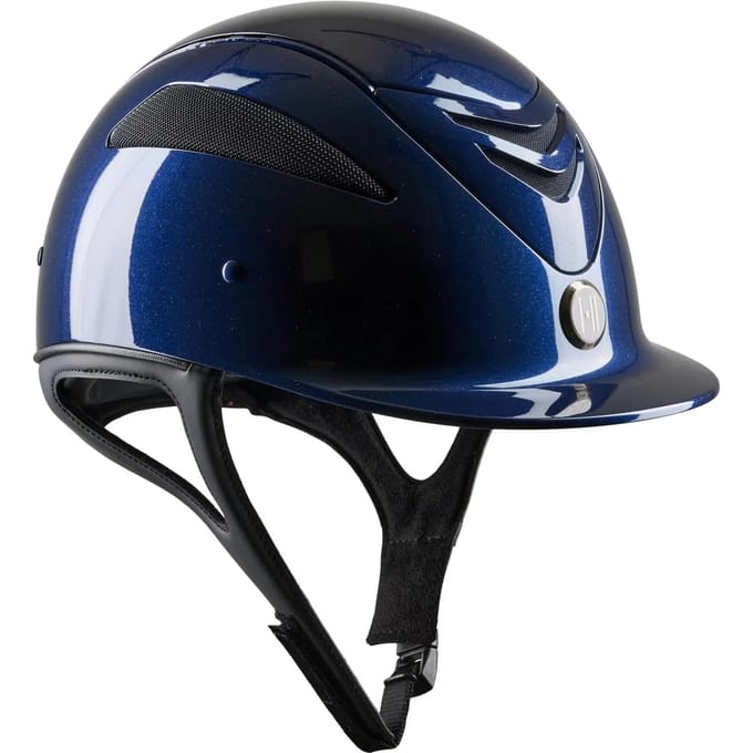 Glitterpaardrijmuts OneK Defender Pro Glossy
