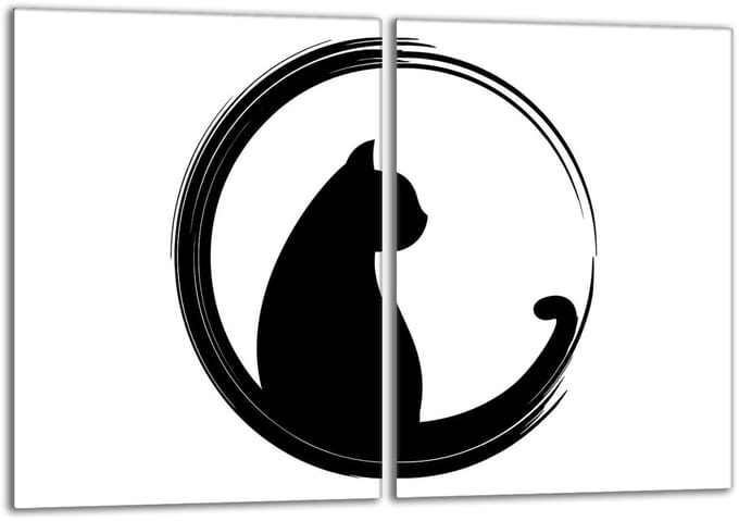 TMK ArtDeko - Snijplank - 40x52 cm - Kat - Glas