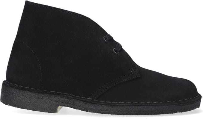 Clarks - Desert Boot W Zwart Suede - Maat 41