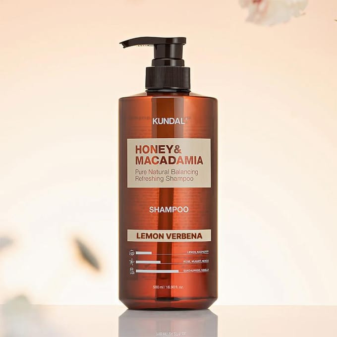 KUNDAL - Honey & Macadamia Pure Natural Balancing Refreshing Shampoo - 12 Types Lemon Verbena