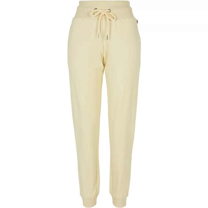 Urban Classics - Organic High Waist Dames joggingbroek - 5XL - Geel