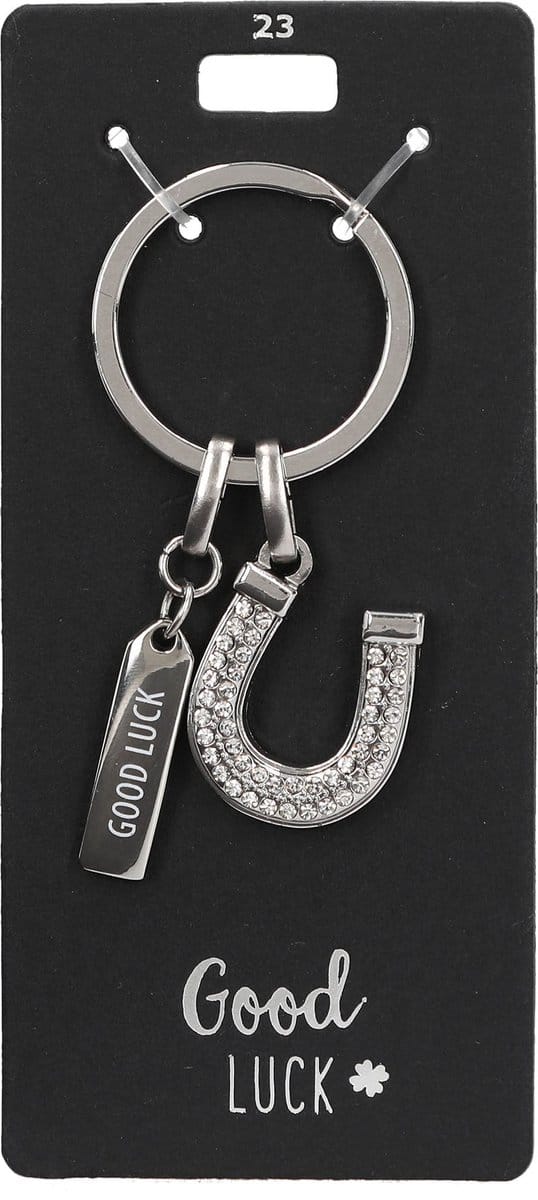 Depesche - Glamour sleutelhanger - mot. 023 - Good luck