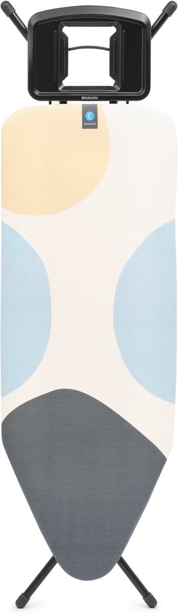 Brabantia Strijkplank C - voor Strijkijzer - 124x45 cm - Spring Bubbles