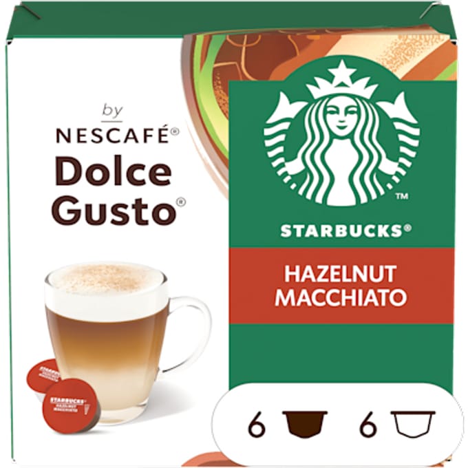 NESCAFÉ Nescafe Hazelnut Macchiato Koffiecapsules - 6 stuks