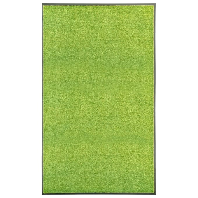 vidaXL - Deurmat - wasbaar - 90x150 - cm - groen