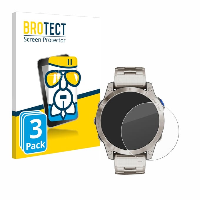 Screenprotector 3 Stuks voor Garmin D2 Mach 1 Beschermglas transparant