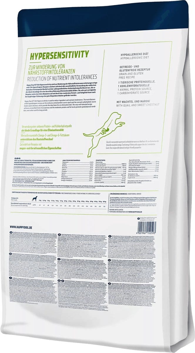 Happy Dog VET Hypersensitivity - 2 x 12 kg