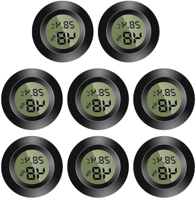 Digitale Binnen en Buiten Thermometer en Hygrometer met LCD Scherm
