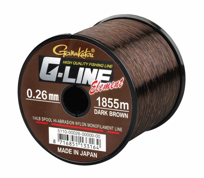 Gamakatsu G-line Element Monofilament 1325 M Bruin 0.300 mm