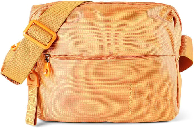 MANDARINA DUCK schoudertas MD20 Medium Zip Crossover Mango oranje