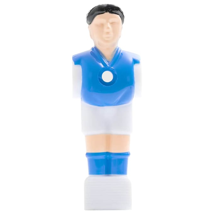 vidaXL - Tafelvoetbalspelers - voor - 15,9 - mm - staaf - 22 - st