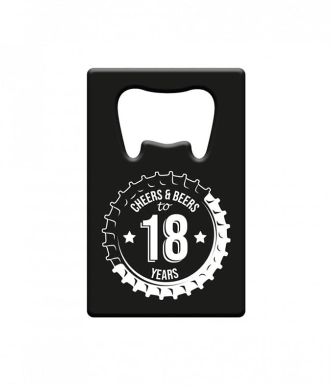 Metal beer opener - 18