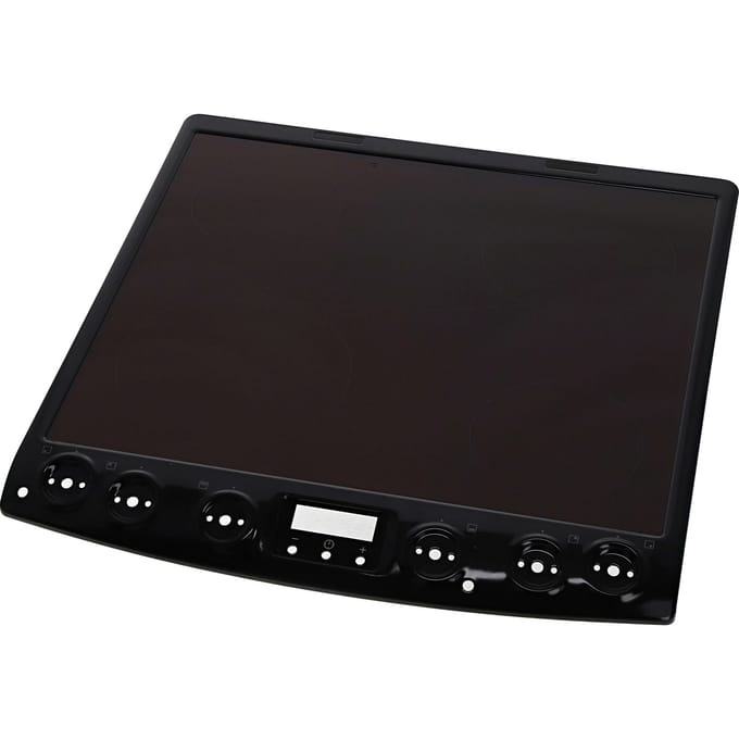 AEG glasplaat met kader, zwart, 60cm 140230610291