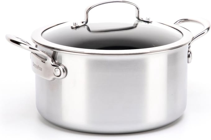 GreenPan Barcelona Evershine kookpot met deksel 24cm/5.8L