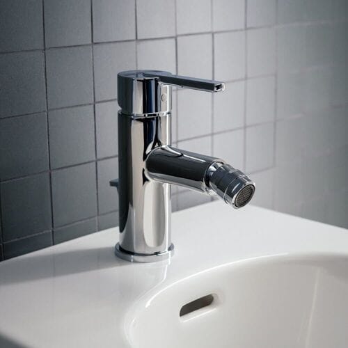 LAUFEN LUA single lever bidet mixer with drain set H3410810041141