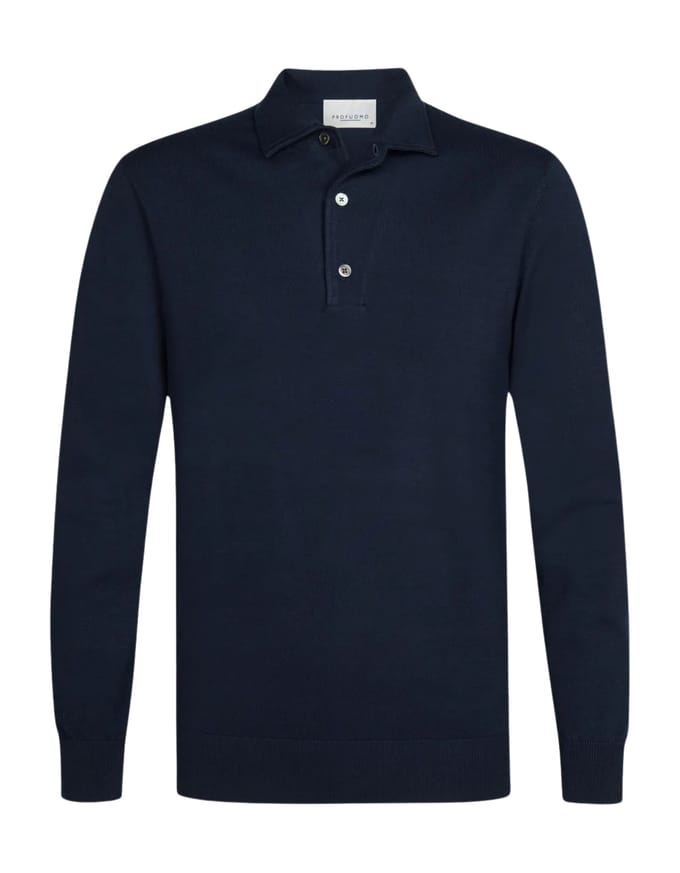 Profuomo Polo One Piece Polos Donkerblauw Ppxj30003