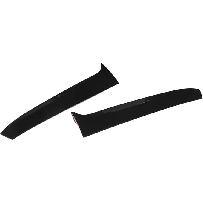 2 Pièces Garniture Latérale de Vitre Arrière Noir Brillant Remplacement pour 7 R Variant Wagen 2014-2017 white