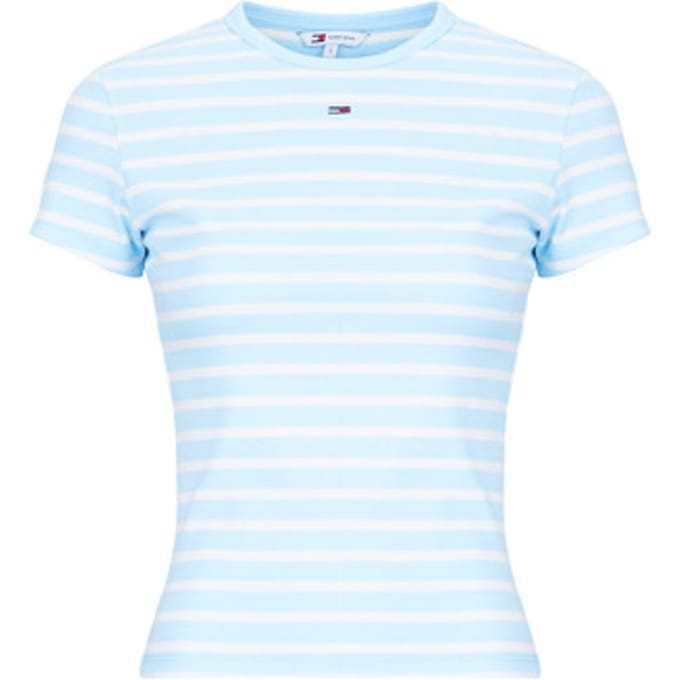 Tommy Hilfiger Slim Essential Kingly Blue/stripe Größe: M | Hemden Outlet | Damen | Blau