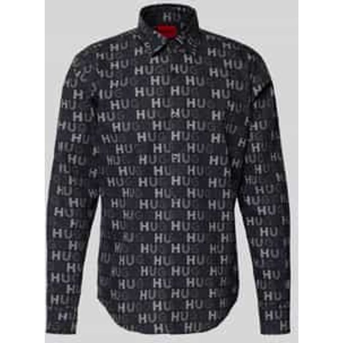 Slim fit vrijetijdsoverhemd van puur katoen model 'ERMO'