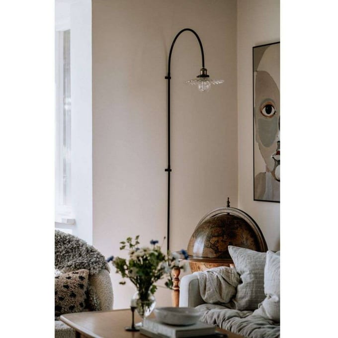 Globen Lighting wandlamp COBBLER, helder, hoogte 150 cm