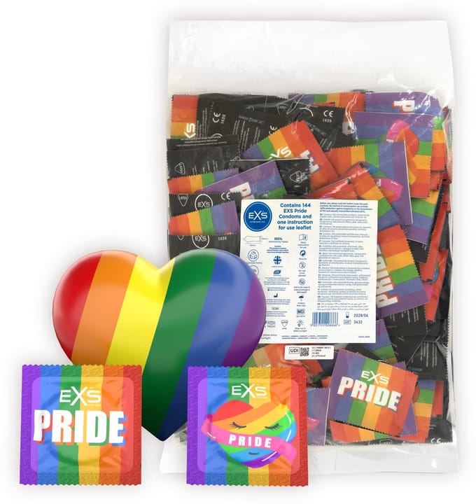 EXS Pride condooms - 144 stuks (grootverpakking)