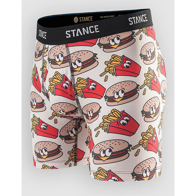 Stance Burger And Fries Brief Boxershorts patroon