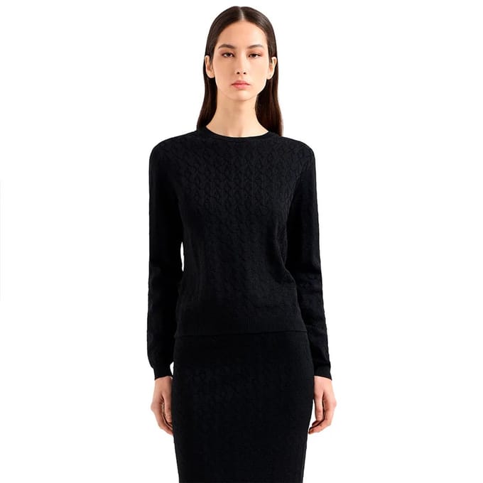 Armani Exchange Xw000910_af10352 Trui Zwart XL Vrouw
