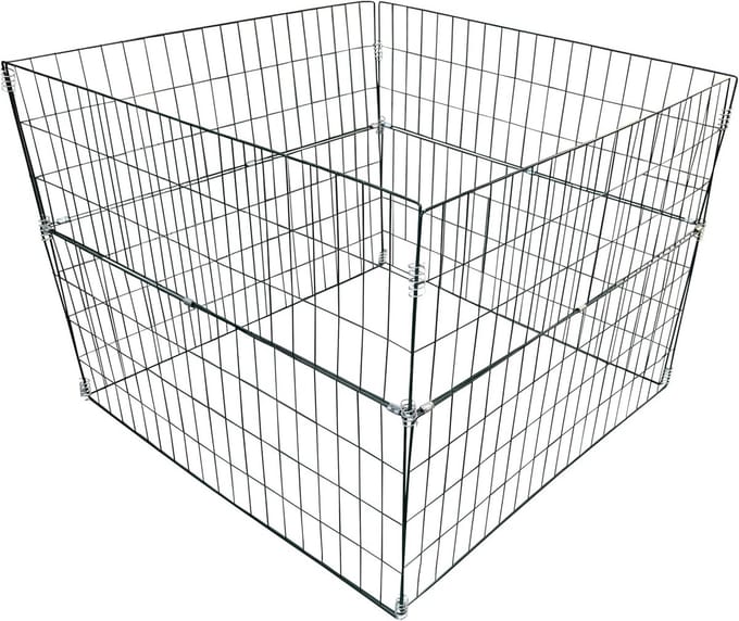Draad compostvat metaal 90x90x70cm groen tuingrondverbeteraar