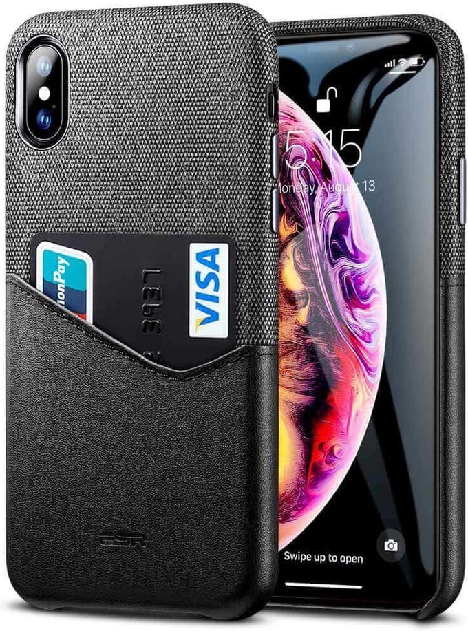 ESR Backcase Hoesje Metro Series iPhone XS Max - Zwart