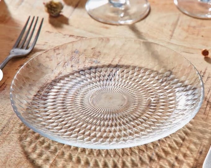 Luminarc Pampille dessertbord 19 cm - geometrisch glas