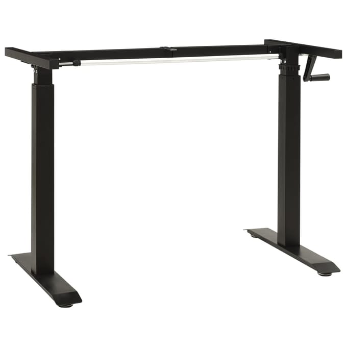 vidaXL - Zit-stabureauframe - met - slinger - handmatig - zwart