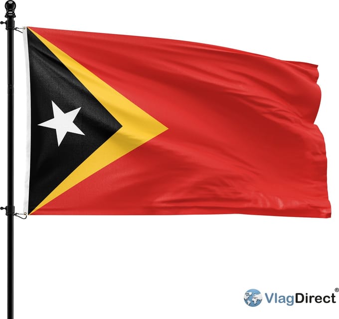VlagDirect - Oost-Timorese vlag - Oost-Timor vlag - 90 x 150 cm