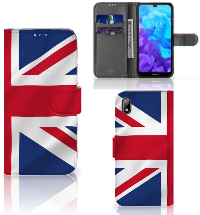 Huawei Y5 (2019) Bookstyle Case Groot-Brittannië