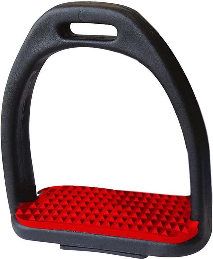Feeling Composite Fun Color stijgbeugels – rood - maat 11.5
