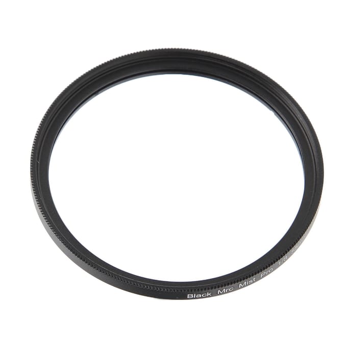 Camera Black Mist Filter 18 Zwart Zacht Licht Filter Portret Soft Focus Filter voor Video Vlog 52mm black
