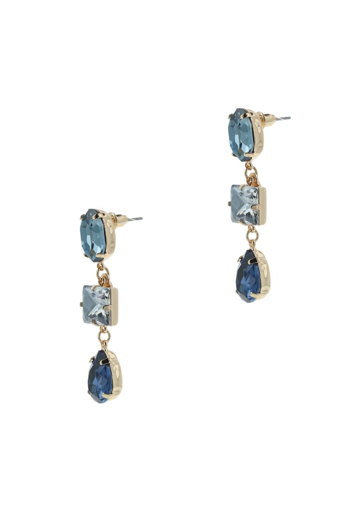 OTAZU Blue Crystal Earrings Größe: OS | Ohrringe Outlet | Damen | Blau