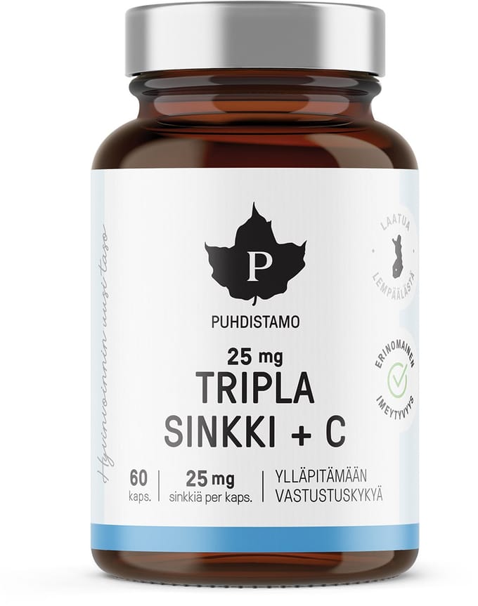 Triple Zink + Vitamine C-Puhdistamo