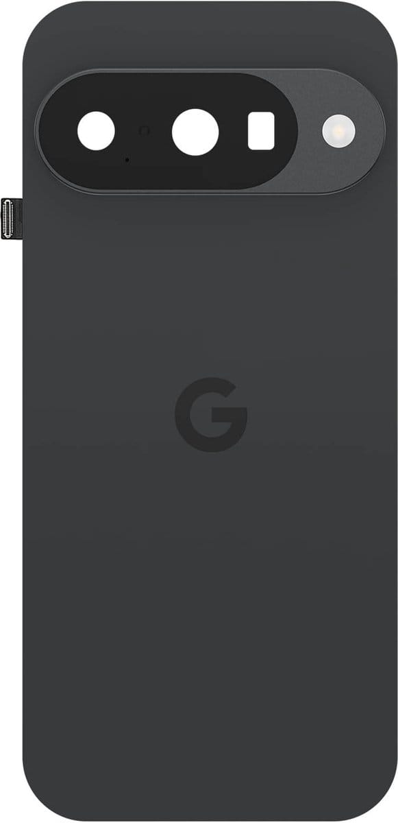 Google, Originele Batterijklep voor Google Pixel 10 met Camera-uitsparingen, Zwart