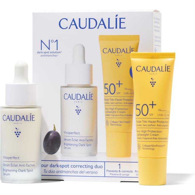 Caudalie Vinoperfect Serum & Suncare Set