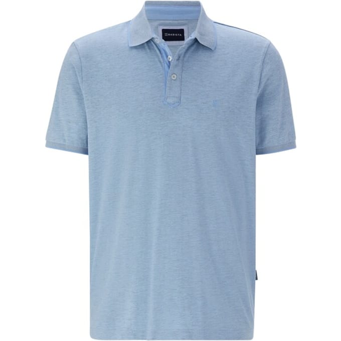 Babista herren Poloshirt - 60/62 - lichtblauw - Plus Size