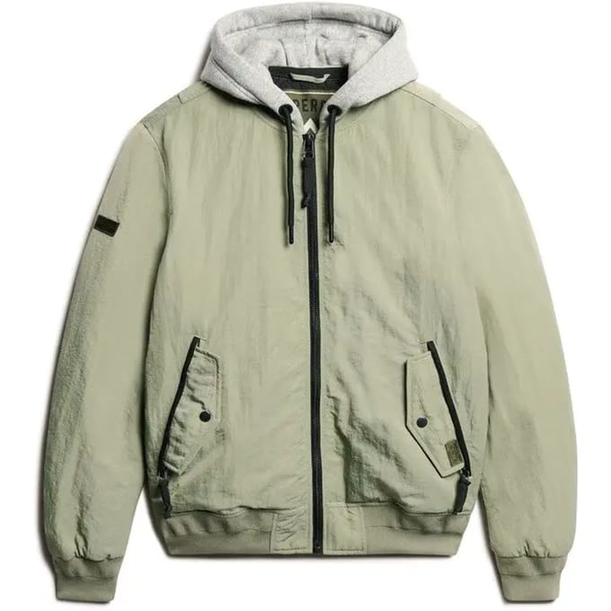 Militaire jack met capuchon Superdry MA1