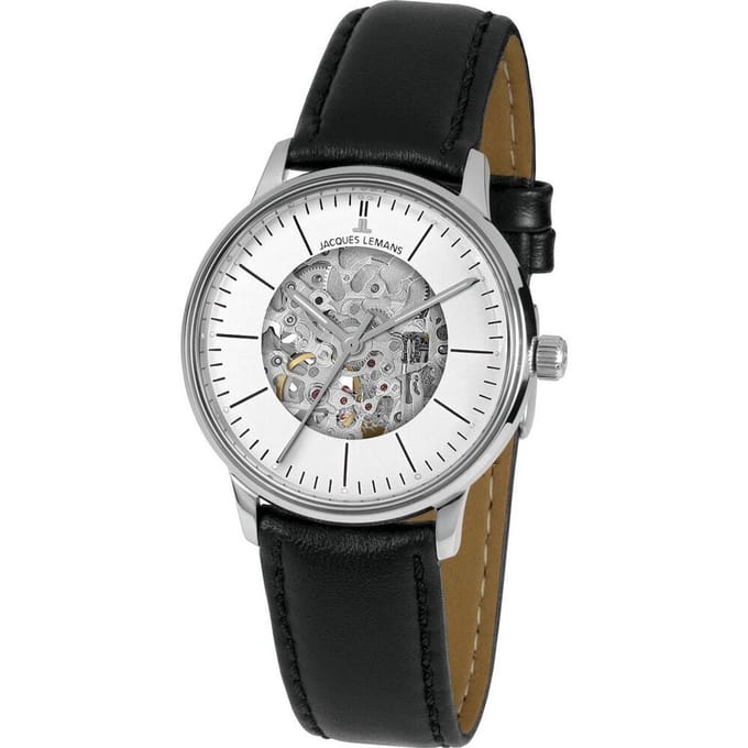 Jacques Lemans - N-207ZA - Polshorloge - Heren - Automatisch - Retro Classic