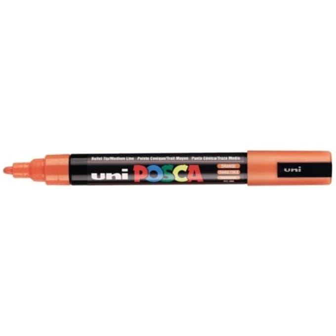 Posca marker met conische punt schrijfdikte medium oranje
